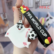 2022 Qatar World Cup Mascot La'eeb Keychain